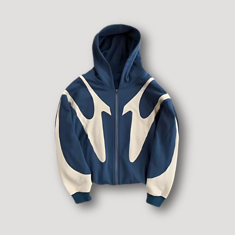 Stylischer Hoodie Damen mit grafischem Design und Kapuze | A&B - 1 - Annoboutique