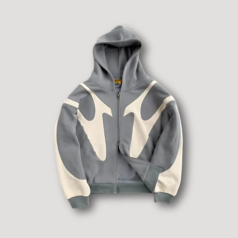 Stylischer Hoodie Damen mit grafischem Design und Kapuze | A&B - 3 - Annoboutique