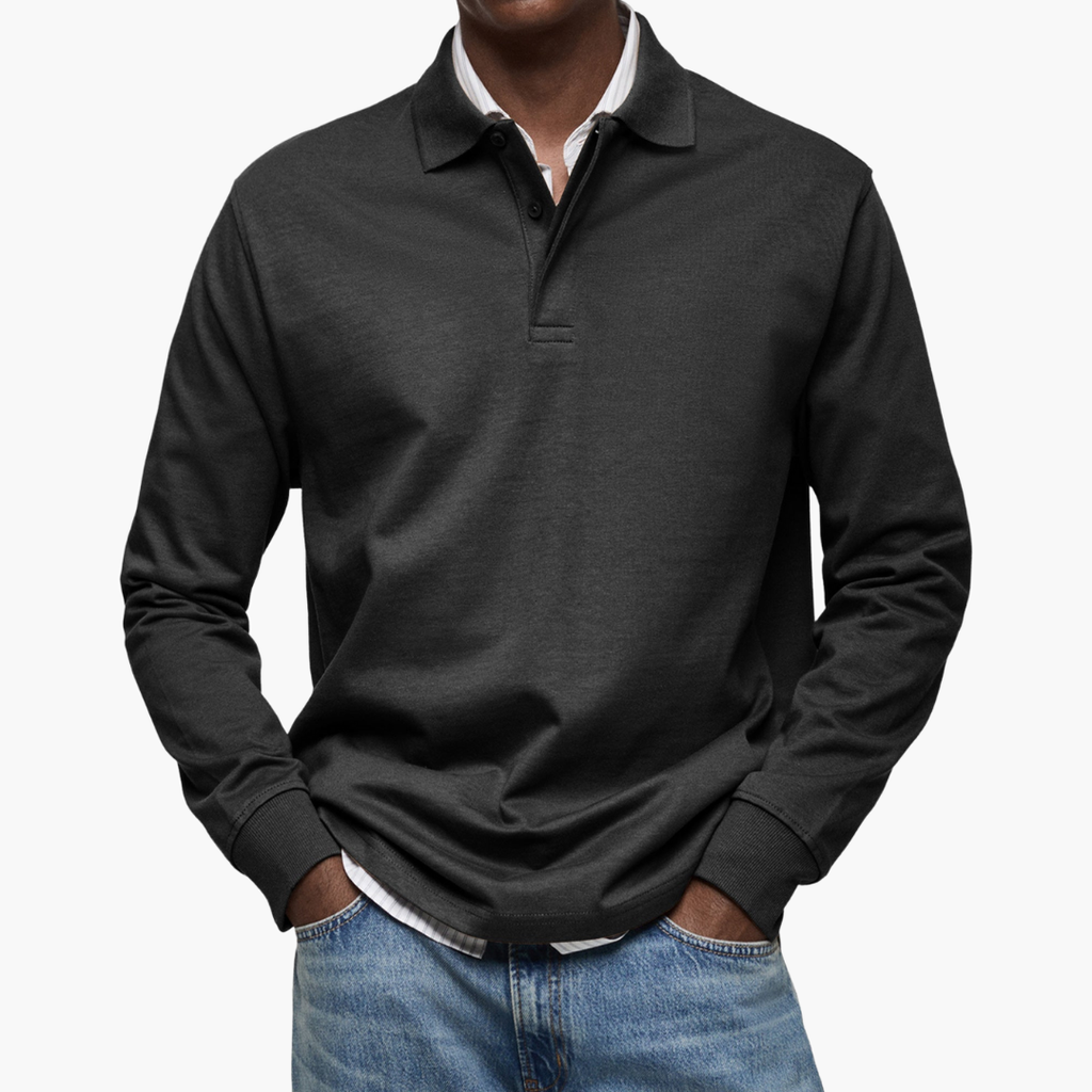 Herren Poloshirt mit modernem Schnitt und lässigem Look | A&B - 3 - Annoboutique
