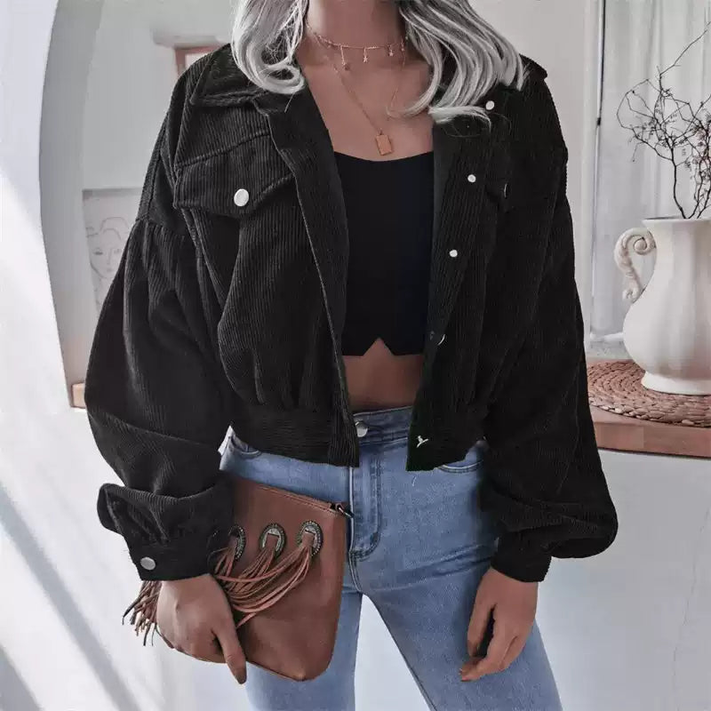 Damen Jacke mit lässigem Schnitt und praktischen Taschen | A&Z - 1 - Atelier-Zofia