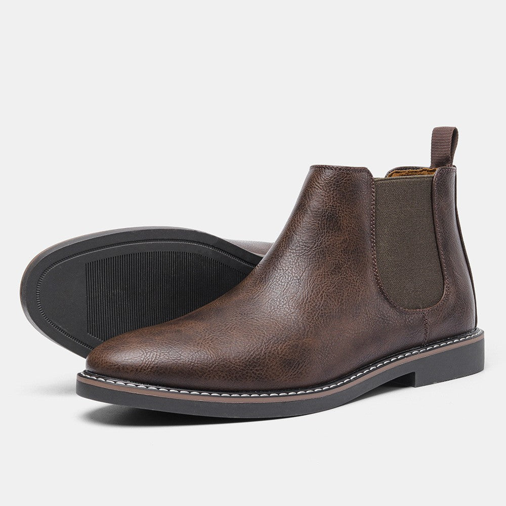 Herren Chelsea Boots mit elastischem Einsatz | A&B - 24 - Annoboutique