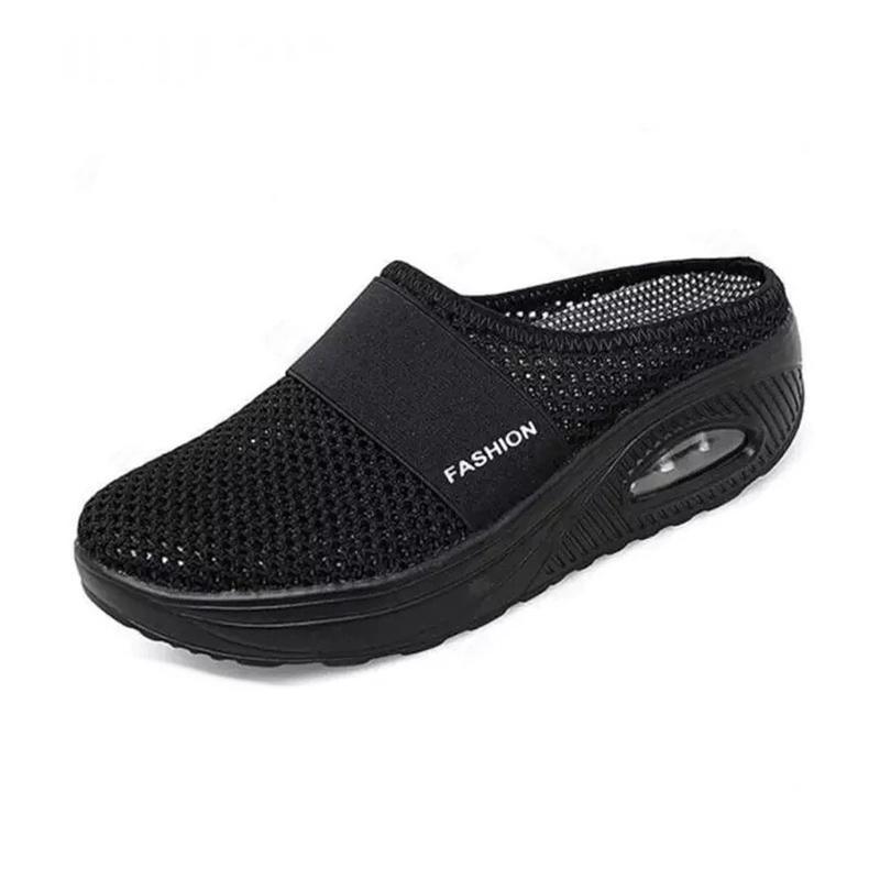 Komfortable Slipper für Damen mit Diabetes - Breite Passform & Anpassbarer Riemen - J&B - 9 - Annoboutique