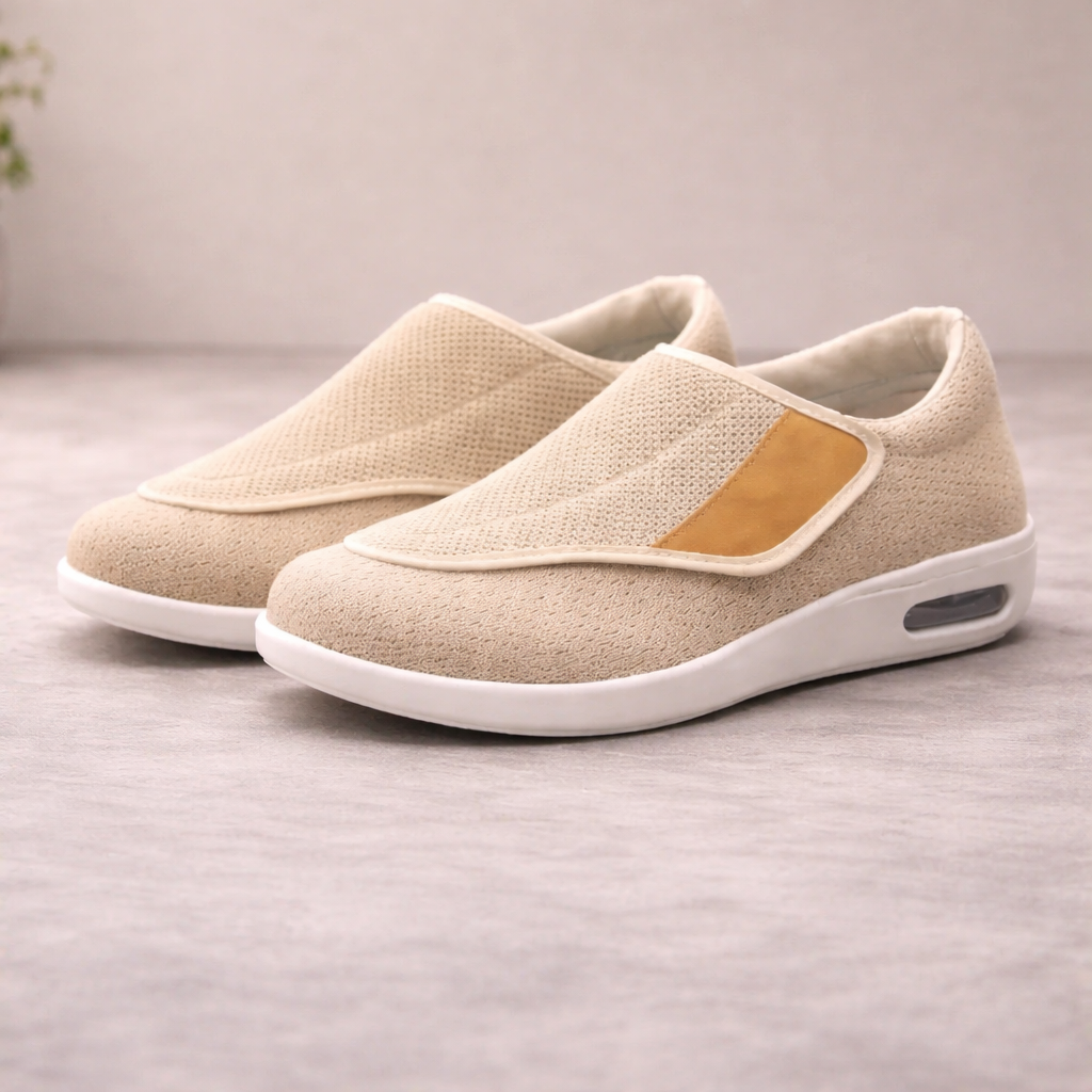 Bequeme Slipper für Damen mit Diabetes - Anpassbare Weite & Einfaches Anziehen - J&B - 4 - Annoboutique