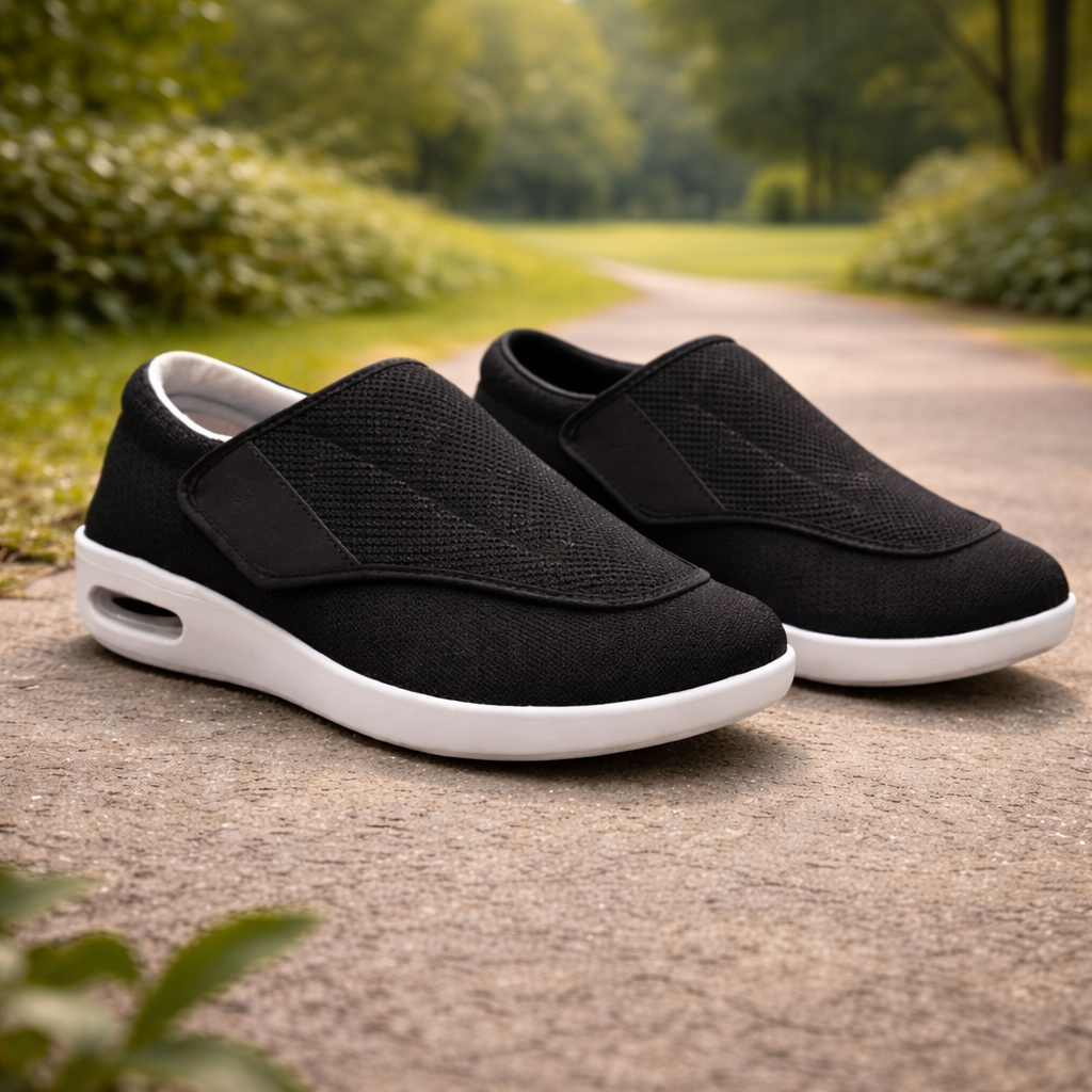 Bequeme Slipper für Damen mit Diabetes - Anpassbare Weite & Einfaches Anziehen - J&B - 5 - Annoboutique