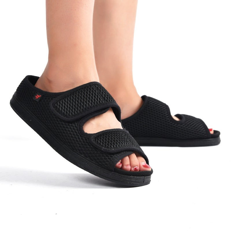 Bequeme verstellbare Sandalen für Diabetikerinnen - J&B - 1 - Annoboutique