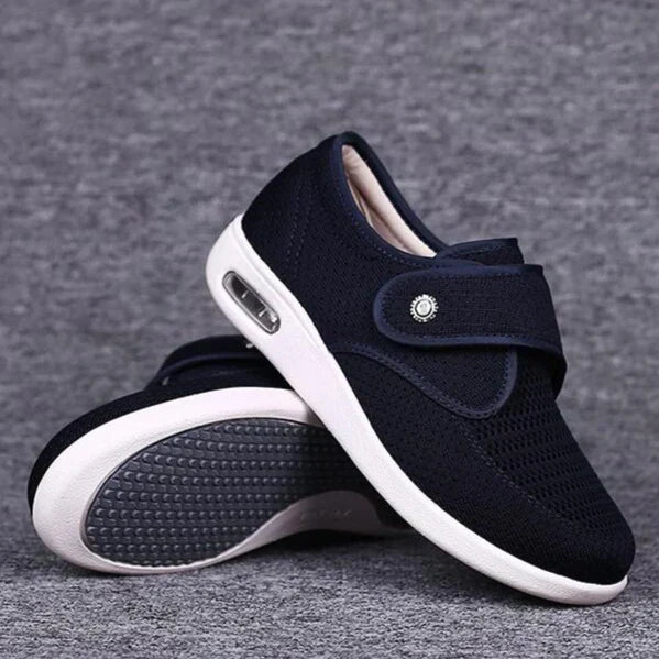 Bequeme Damen Klettschuhe in extra breiter Ausführung - J&B - 7 - Annoboutique