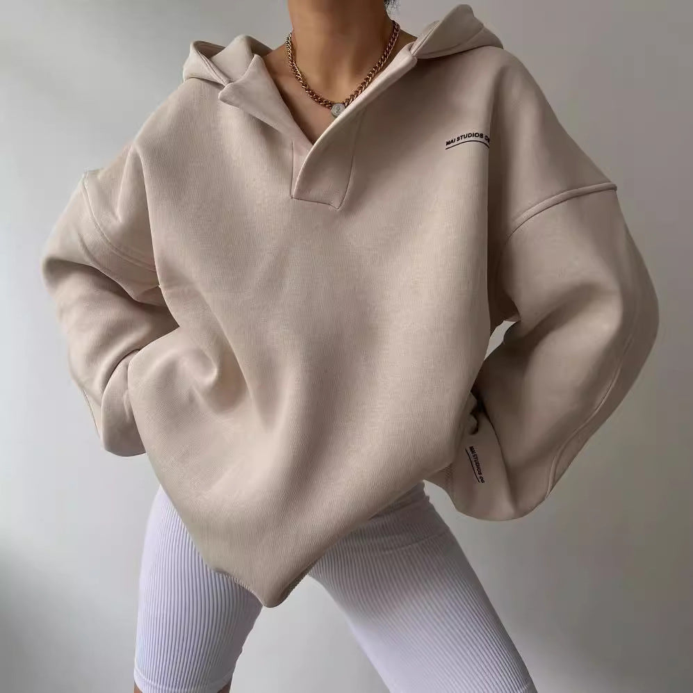 Hoodie Damen im entspannten Schnitt mit lässigem Look | A&B - 5 - Annoboutique