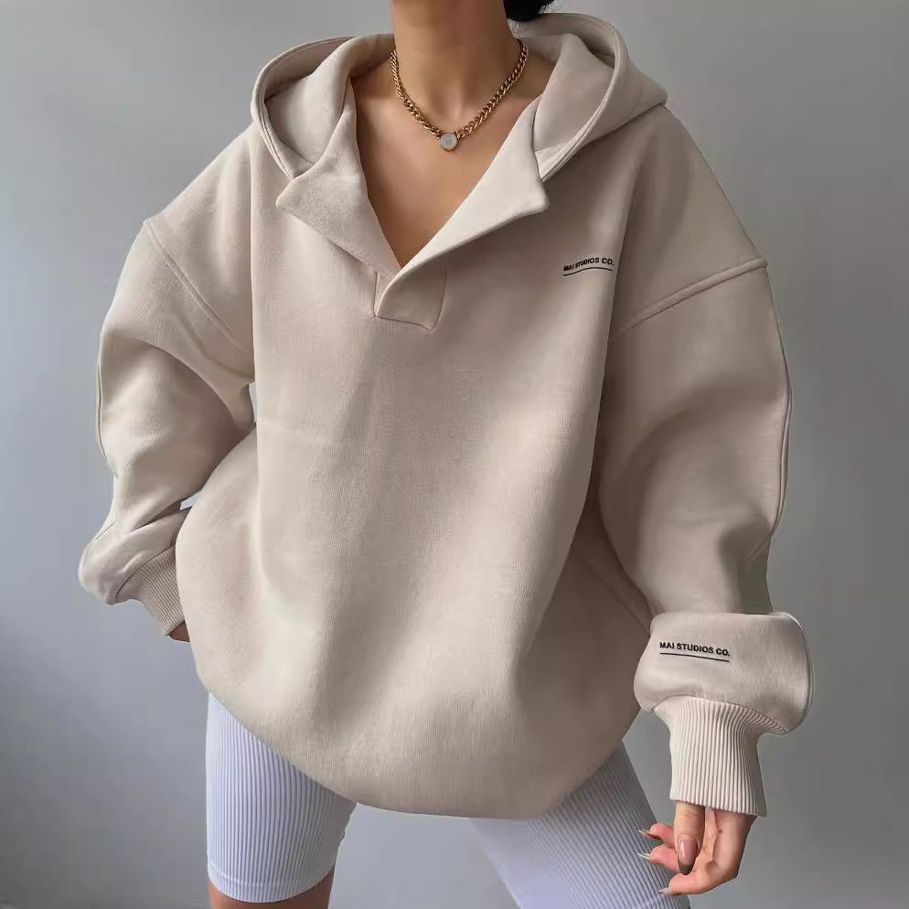 Hoodie Damen im entspannten Schnitt mit lässigem Look | A&B - 7 - Annoboutique