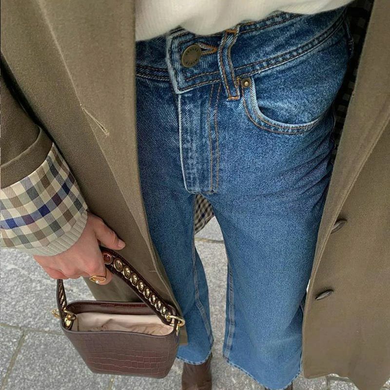 Stylische Damenjacke mit lässigem Schnitt und Karomuster | A&B - 8 - Annoboutique