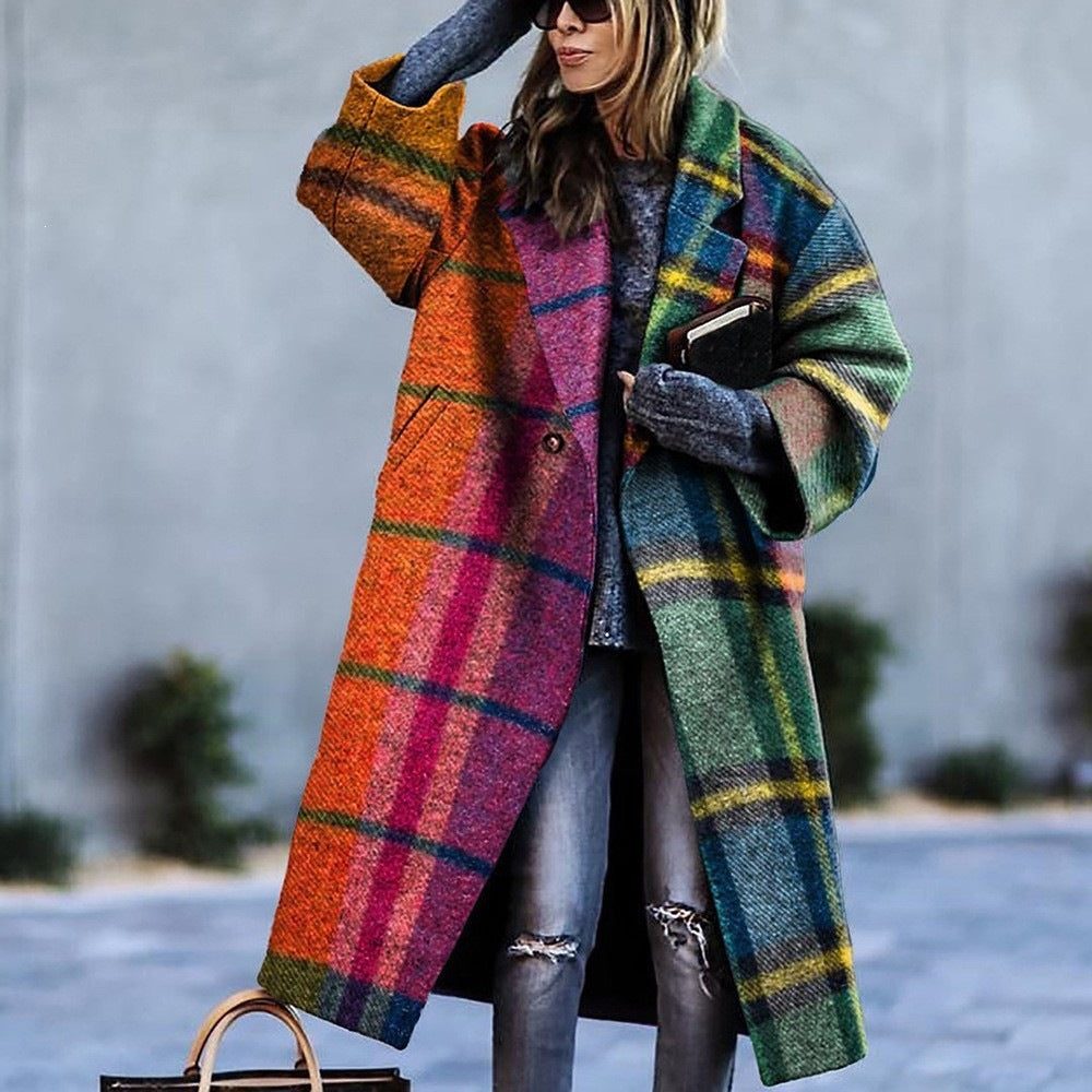 Damenmantel mit lässigem Schnitt und kreativem Design | A&B - 4 - Annoboutique