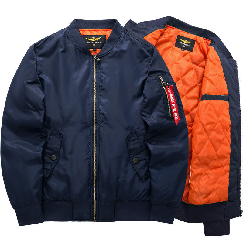 Bomberjacke Herren mit praktischen Taschen und sportlicher Silhouette | A&B - 4 - Annoboutique
