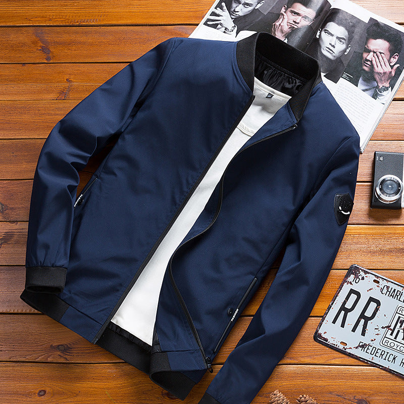 Moderne Herrenjacke mit lässigem Schnitt und praktischen Taschen | A&B - 3 - Annoboutique
