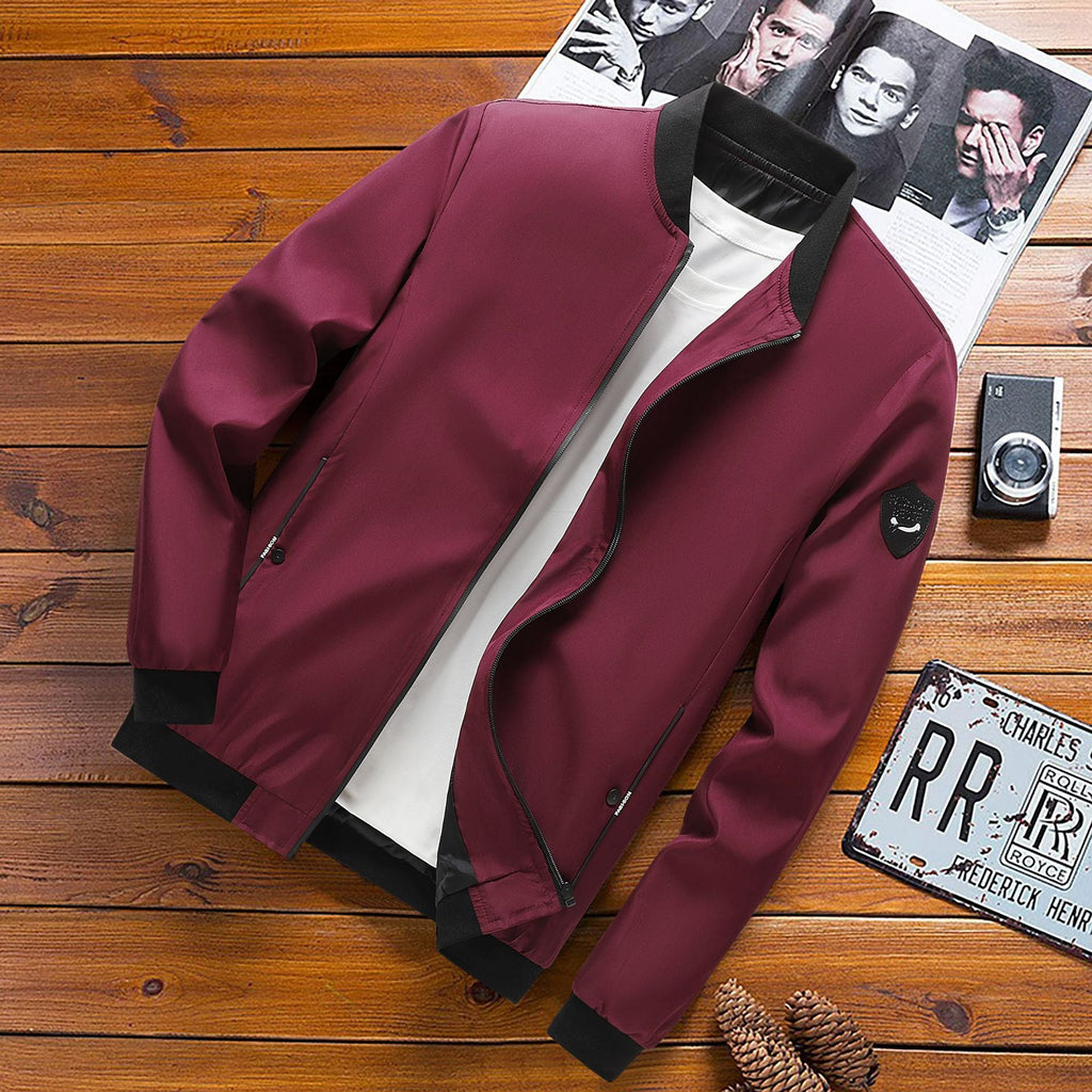 Moderne Herrenjacke mit lässigem Schnitt und praktischen Taschen | A&B - 4 - Annoboutique
