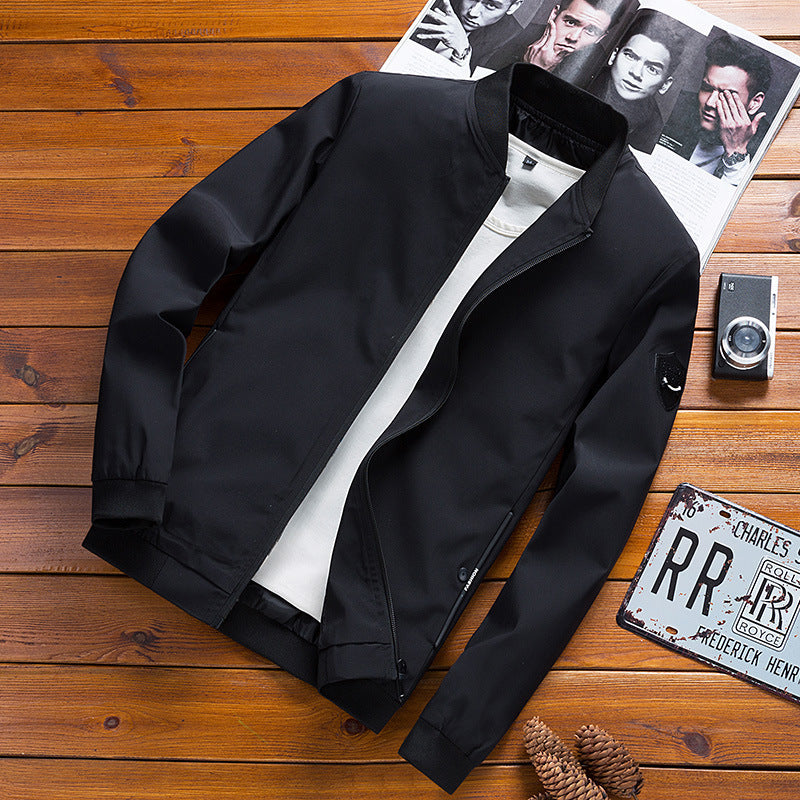 Moderne Herrenjacke mit lässigem Schnitt und praktischen Taschen | A&B - 6 - Annoboutique