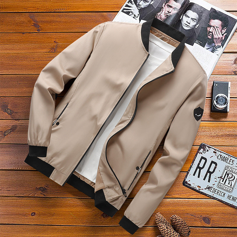 Moderne Herrenjacke mit lässigem Schnitt und praktischen Taschen | A&B - 8 - Annoboutique