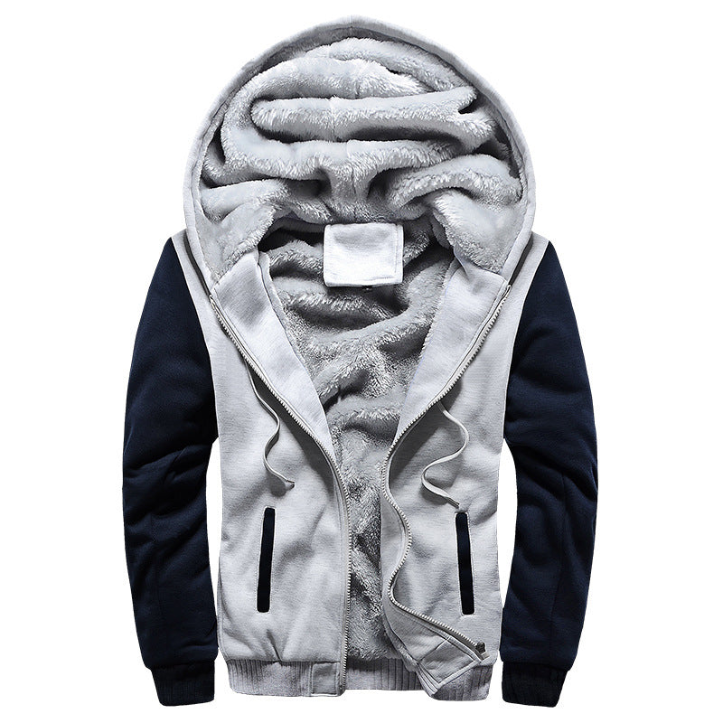 Herrenjacke mit lässigem Schnitt und Kapuze | A&B - 3 - Annoboutique