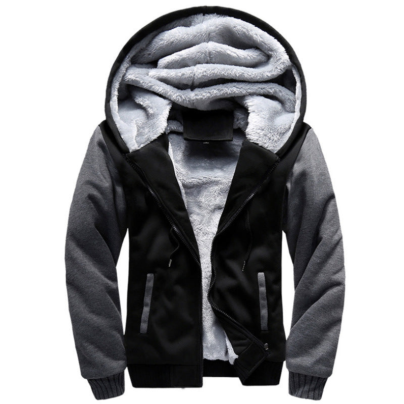 Herrenjacke mit lässigem Schnitt und Kapuze | A&B - 8 - Annoboutique
