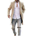 Herrenmantel mit modernem Schnitt und praktischen Taschen | A&B - 9 - Annoboutique