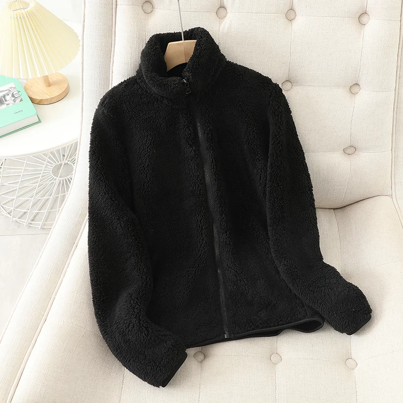 Damenjacke mit hohem Kragen und lockerer Passform | A&B - 2 - Annoboutique