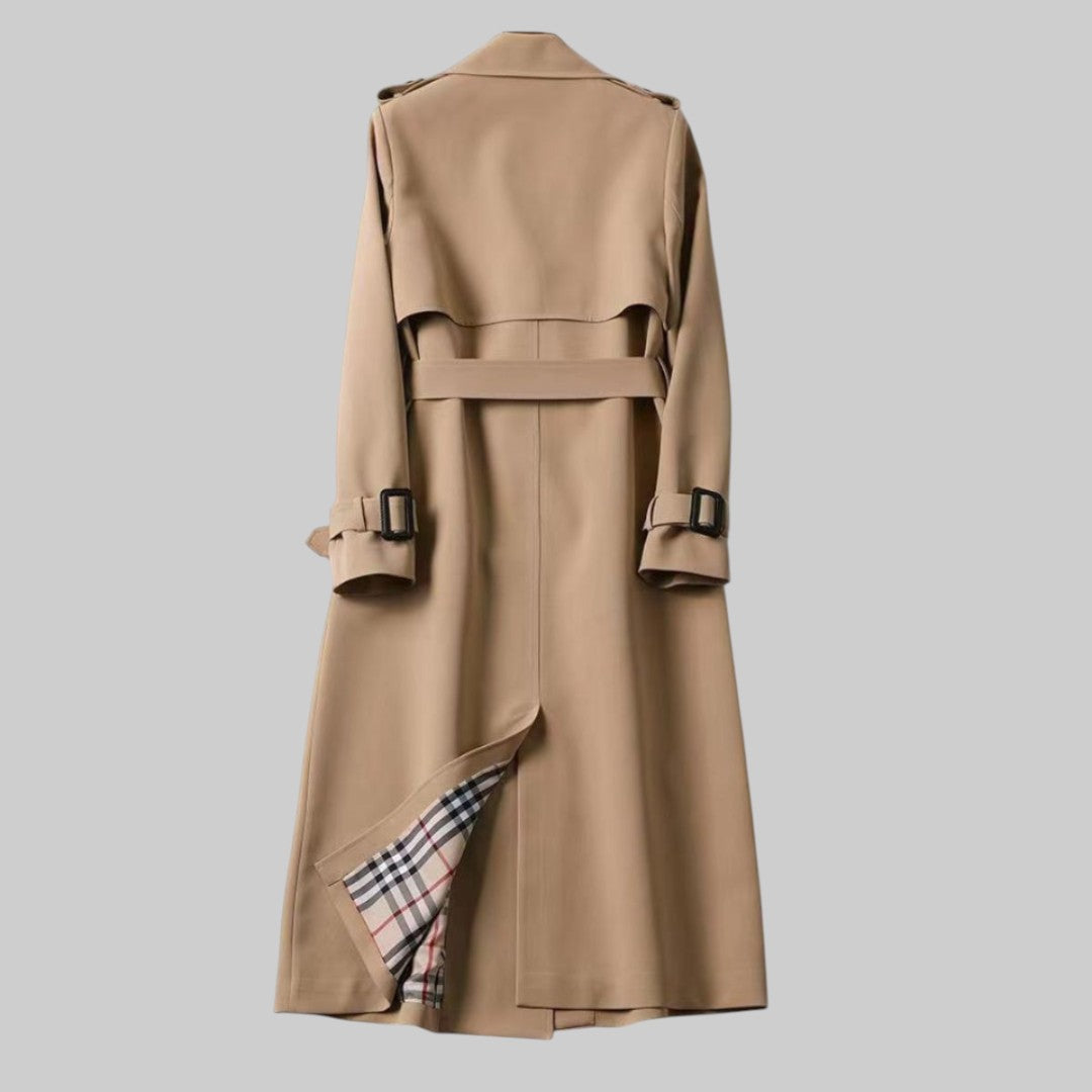 Trench Coat Damen mit figurbetontem Schnitt und praktischen Details | A&B - 5 - Annoboutique