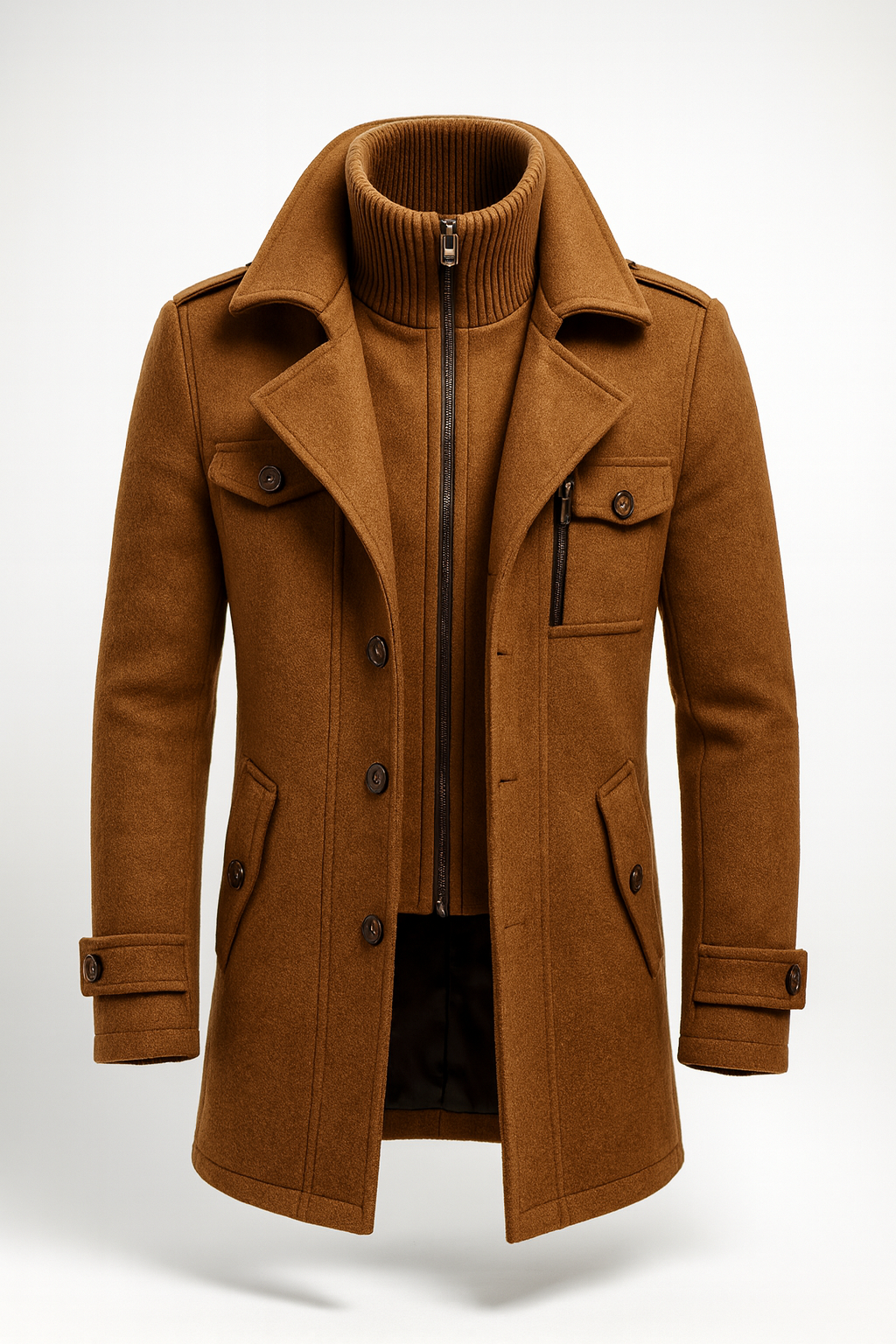Herren Jacke mit klassischem Schnitt und praktischen Taschen | A&B - 2 - Annoboutique