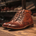 Herren Boots mit Schnürung und klassischem Schnitt | A&B - 1 - Annoboutique