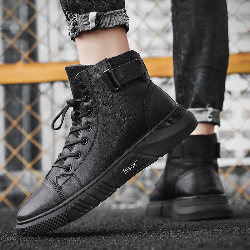 Sneakers Herren mit hohem Schnitt und sportlichem Design | A&B - 2 - Annoboutique