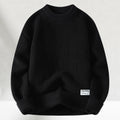 Pullover Herren mit klassischem Rundhalsausschnitt und strukturiertem Design | A&B - 1 - Annoboutique