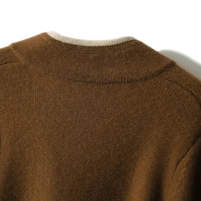 Cardigan Damen mit Knopfverschluss und Taschen | A&B - 9 - Annoboutique