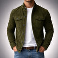 Herrenjacke mit strukturiertem Schnitt und praktischen Taschen | A&B - 1 - Annoboutique