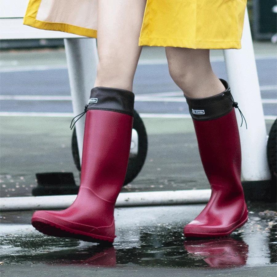 Gummistiefel Damen mit hohem Schaft und rutschfester Sohle | A&B - 2 - Annoboutique