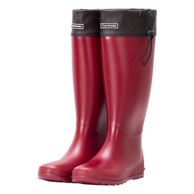 Gummistiefel Damen mit hohem Schaft und rutschfester Sohle | A&B - 6 - Annoboutique