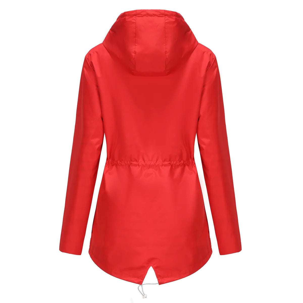 Damenjacke mit verstellbarem Taillenzug und Kapuze | A&B - 2 - Annoboutique