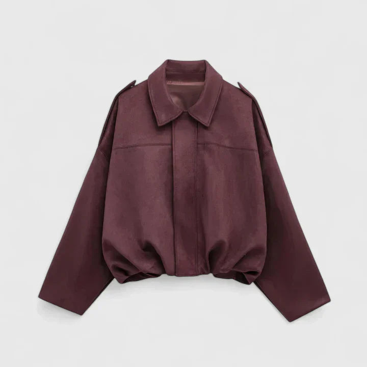 Damenjacke im lässigen Schnitt mit praktischen Details | A&B - 8 - Annoboutique
