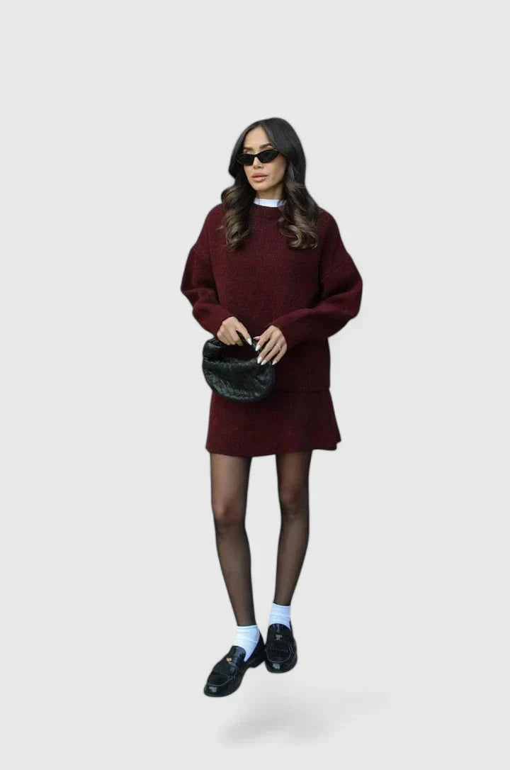 Outfit Damen mit lässigem Schnitt und weitem Oberteil | A&B - 5 - Annoboutique