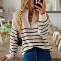 Pullover Damen mit Stehkragen und Reißverschluss | A&B - 1 - Annoboutique
