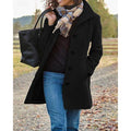 Damen Mantel mit klassischem Schnitt und praktischen Taschen | A&B - 5 - Annoboutique