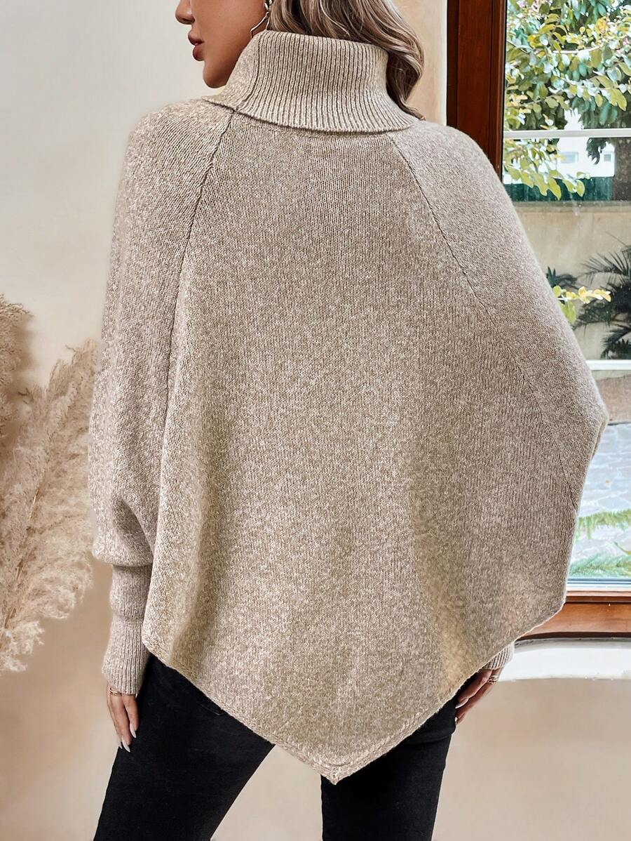 Pullover Damen mit Stehkragen und Knopfdetails | A&B - 7 - Annoboutique