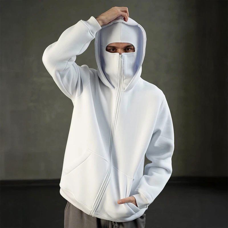 Herren Hoodie mit integrierter Kapuze und praktische Taschen | A&B - 1 - Annoboutique