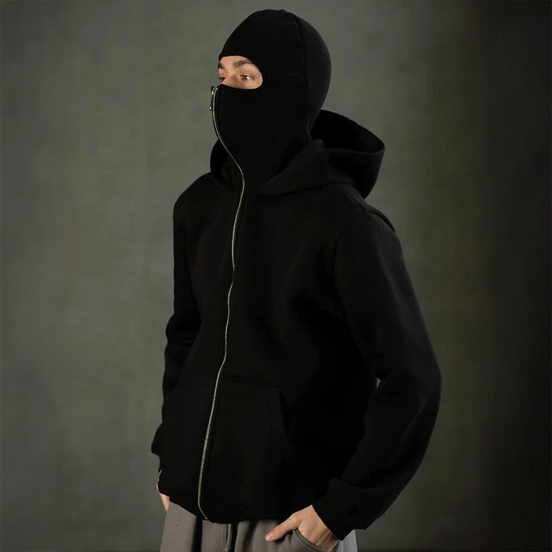Herren Hoodie mit integrierter Kapuze und praktische Taschen | A&B - 2 - Annoboutique