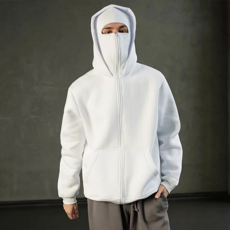 Herren Hoodie mit integrierter Kapuze und praktische Taschen | A&B - 3 - Annoboutique