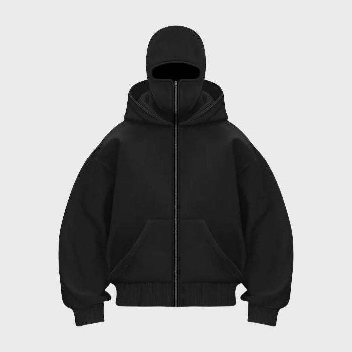 Herren Hoodie mit integrierter Kapuze und praktische Taschen | A&B - 5 - Annoboutique