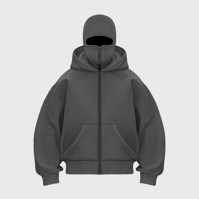 Herren Hoodie mit integrierter Kapuze und praktische Taschen | A&B - 6 - Annoboutique