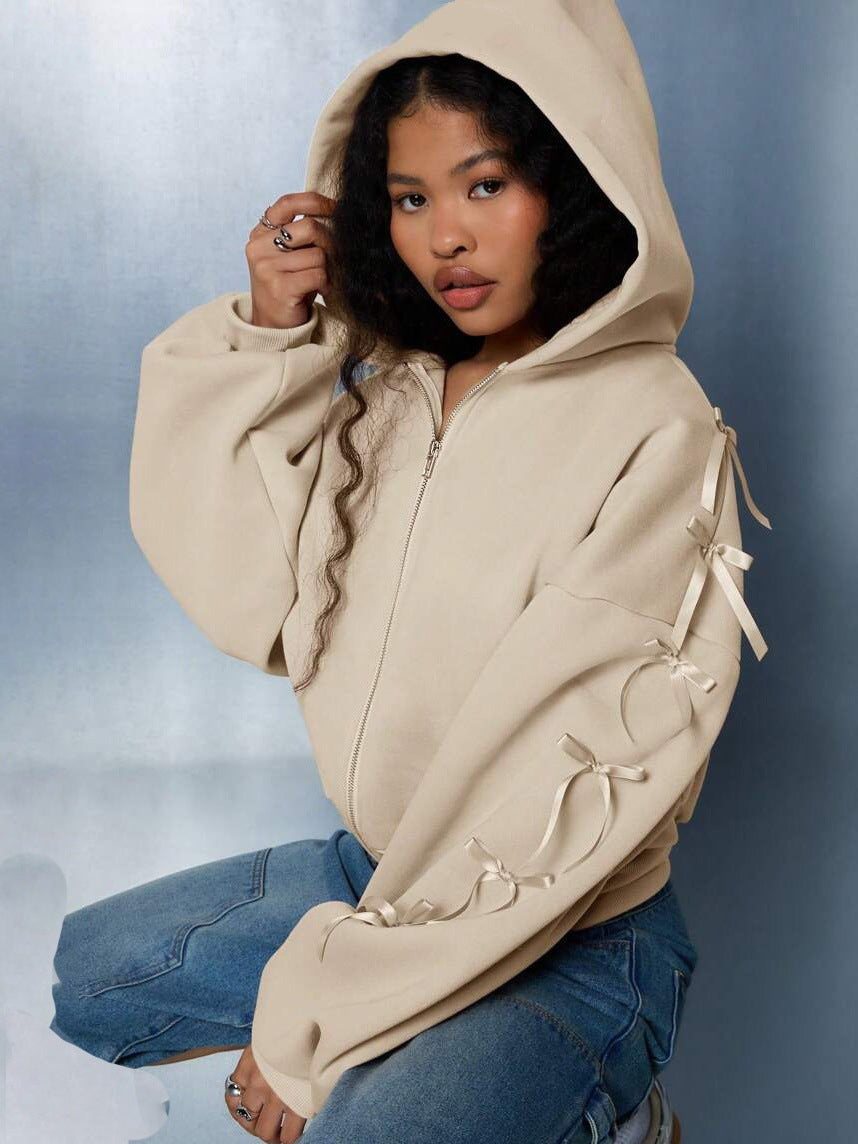 Hoodie Damen mit Kapuze und lässigem Schnitt | A&B - 3 - Annoboutique
