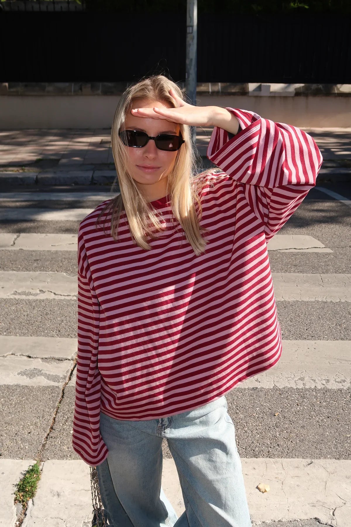 Weit geschnittener Damenpullover mit lässigem Look | A&B - 1 - Annoboutique