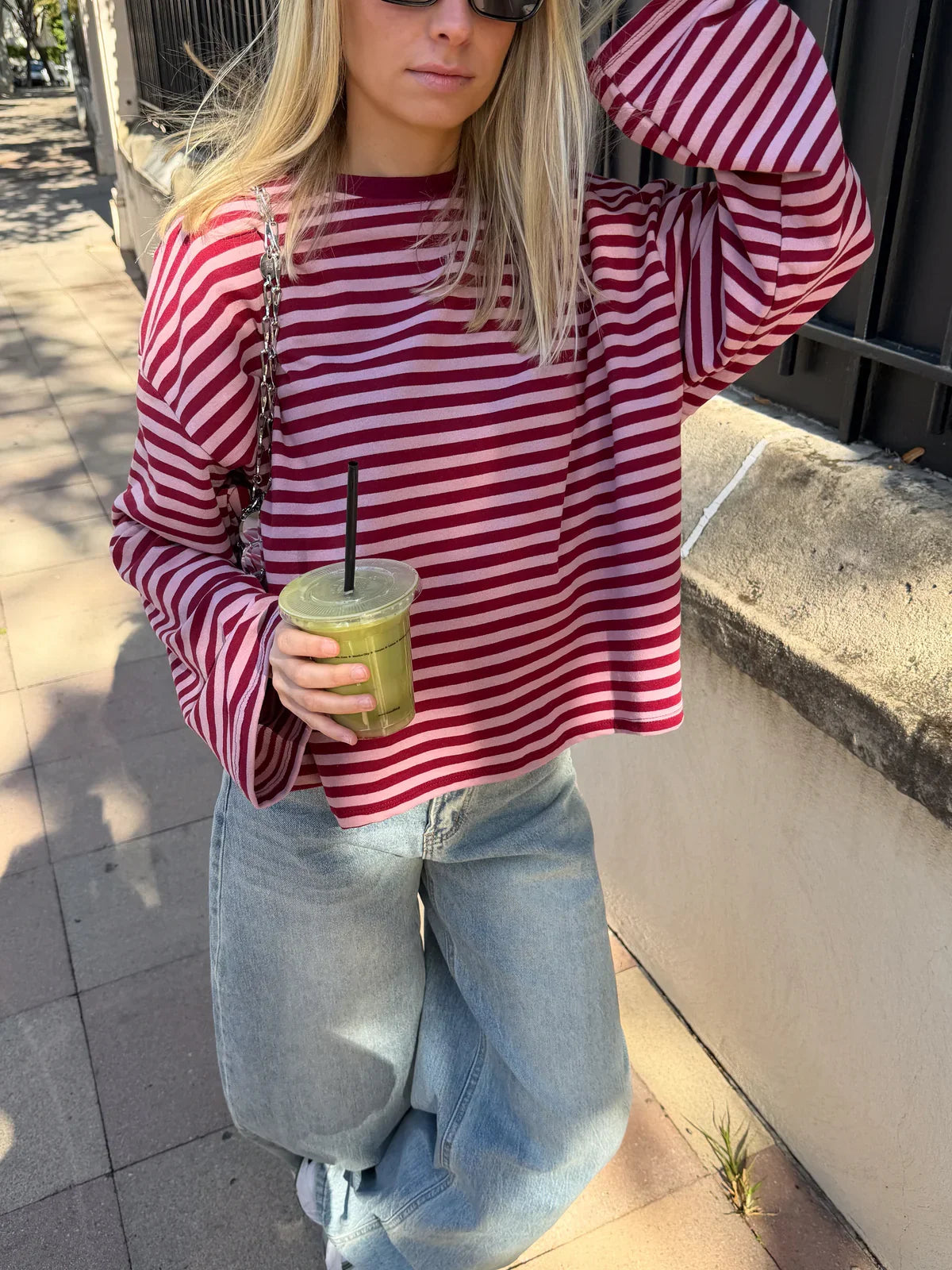 Weit geschnittener Damenpullover mit lässigem Look | A&B - 3 - Annoboutique