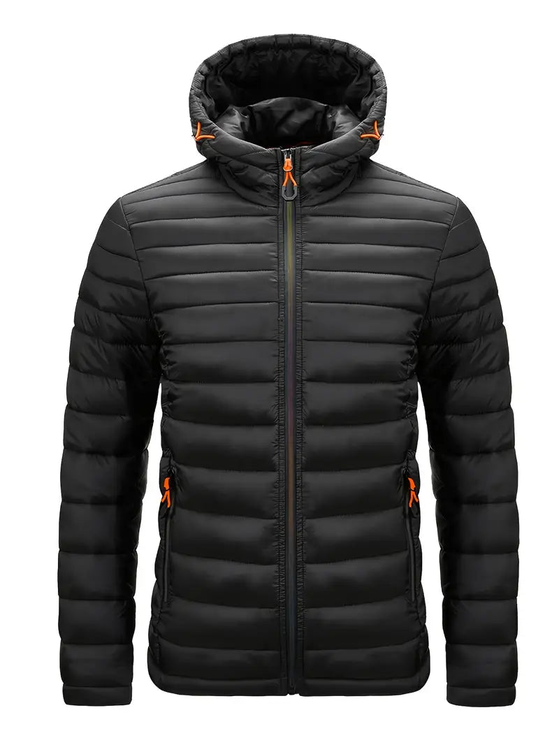 Sportliche Herrenjacke mit Kapuze und strukturiertem Schnitt | A&B - 2 - Annoboutique