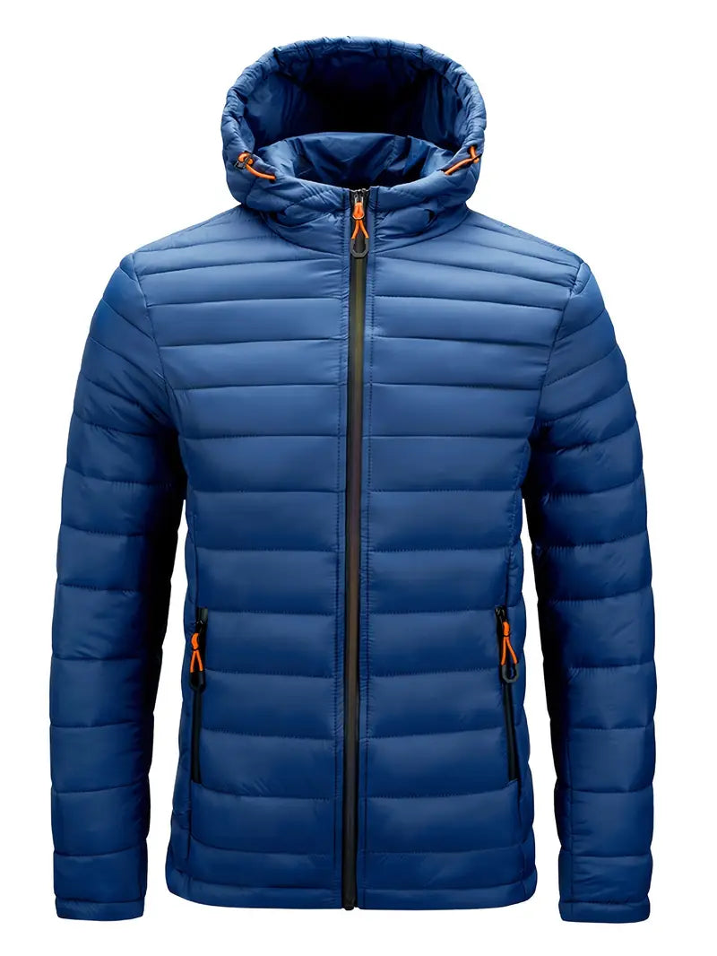 Sportliche Herrenjacke mit Kapuze und strukturiertem Schnitt | A&B - 4 - Annoboutique