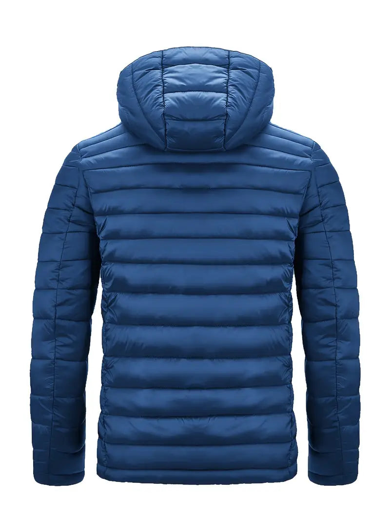 Sportliche Herrenjacke mit Kapuze und strukturiertem Schnitt | A&B - 5 - Annoboutique