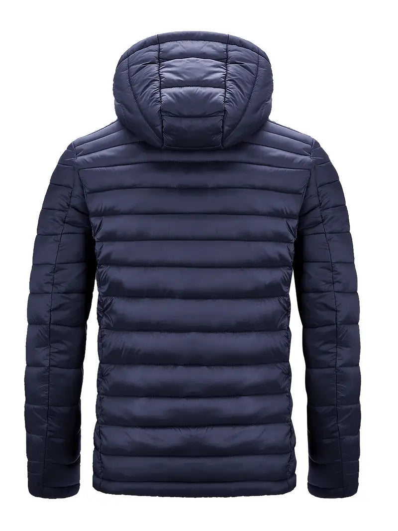 Sportliche Herrenjacke mit Kapuze und strukturiertem Schnitt | A&B - 7 - Annoboutique